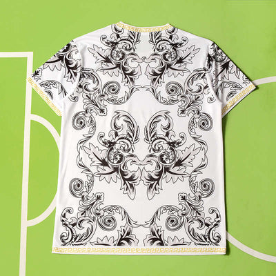 Italy Football Shirt 2024 Versace (White) Edition