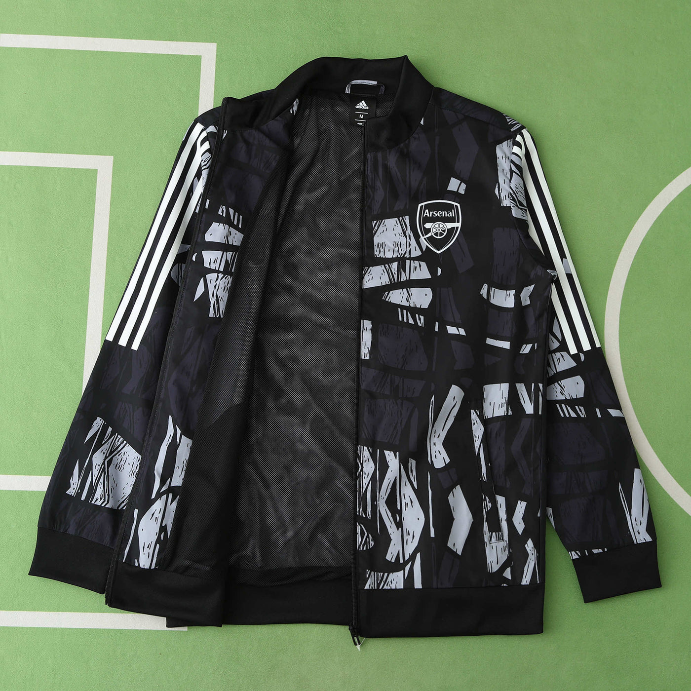 Arsenal Black Windbreaker
