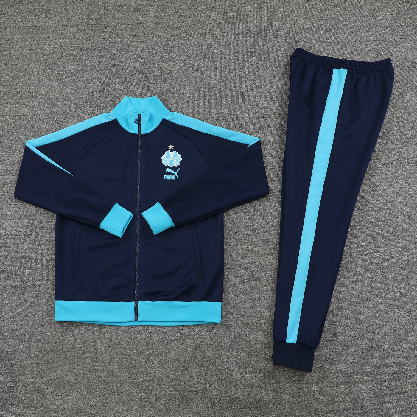 Marseille Tracksuit 23-24 Blue Dark