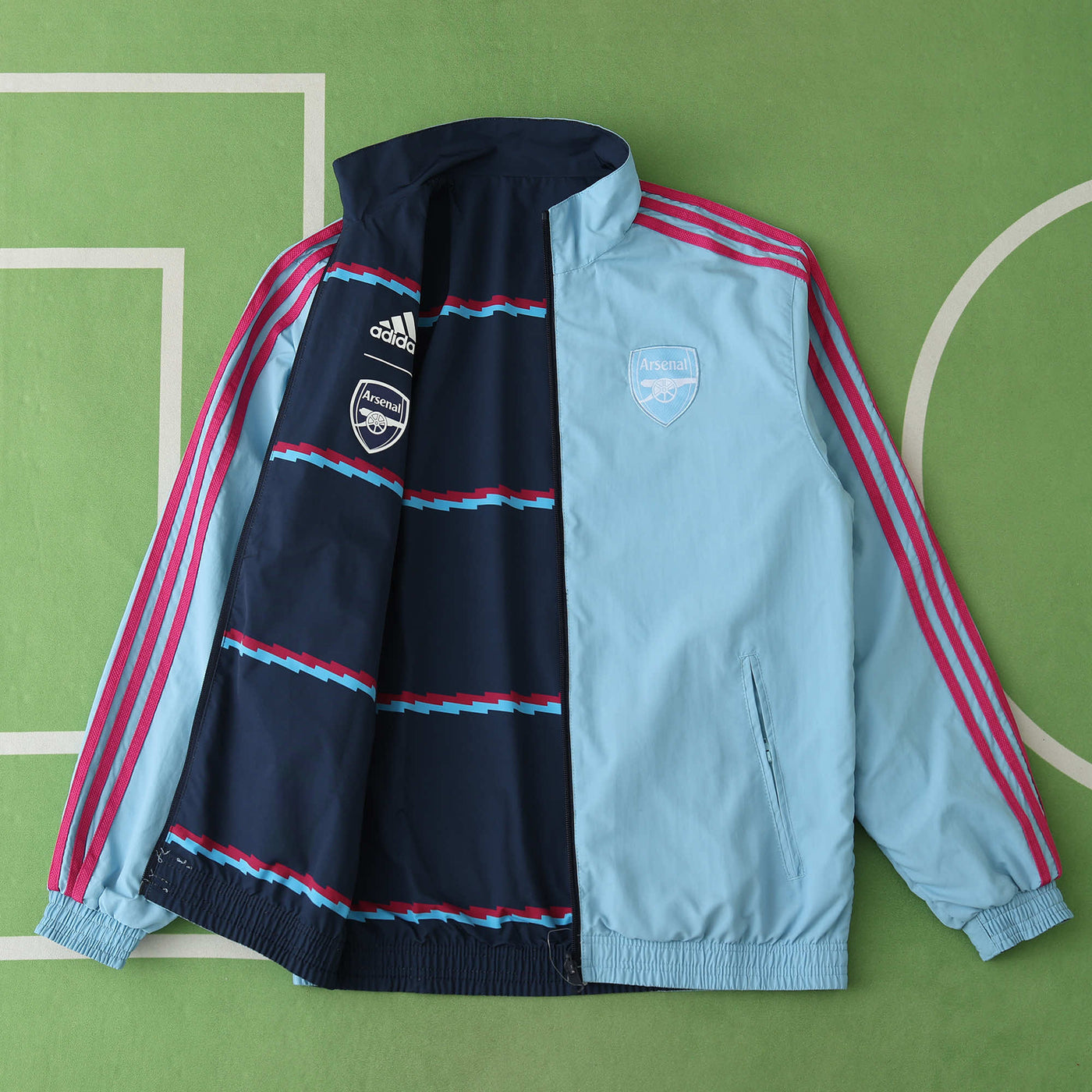 Arsenal Blue Reversable Windbreaker