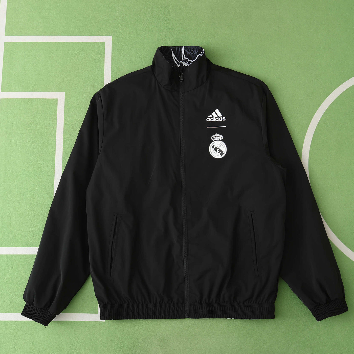Real Madrid Black Dragon Reversable Windbreaker