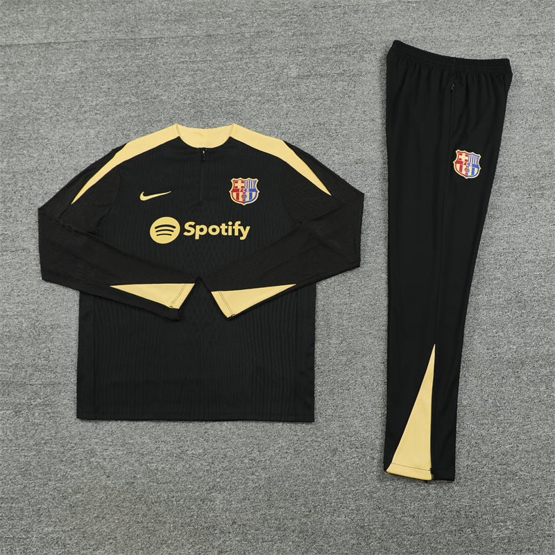 Barcelona Black/Yellow Tracksuit