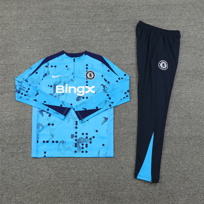 Chelsea 24/25 Blue Paint Splatter Tracksuit