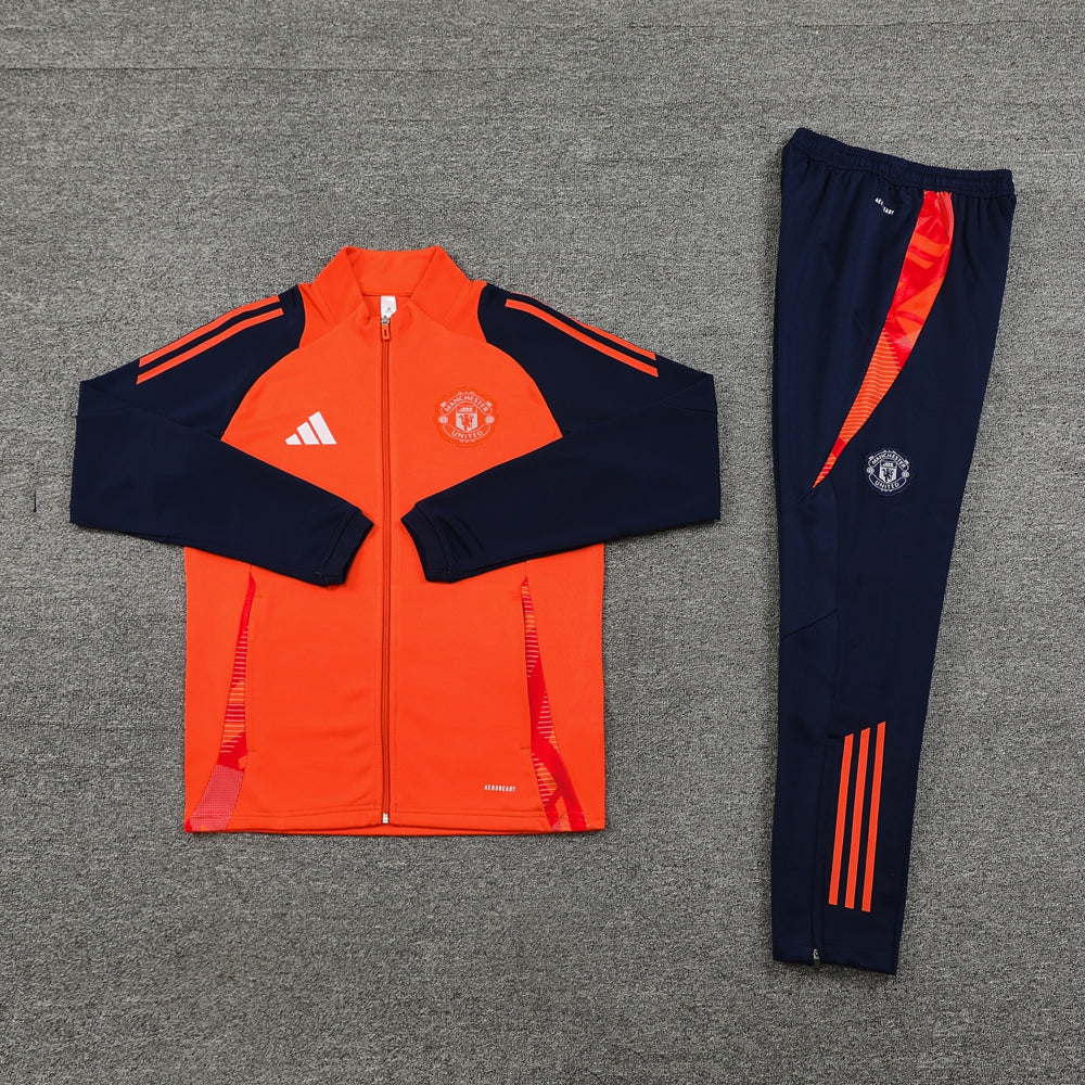 Manchester United 2024 Orange/Blue Tracksuit