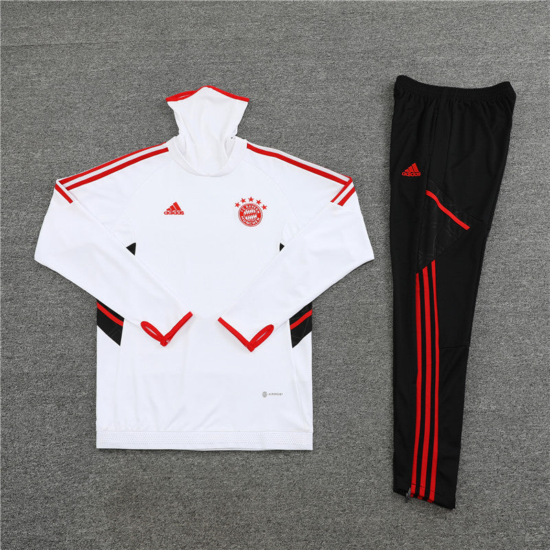 Bayern Munich Tracksuit 22-23 White Red