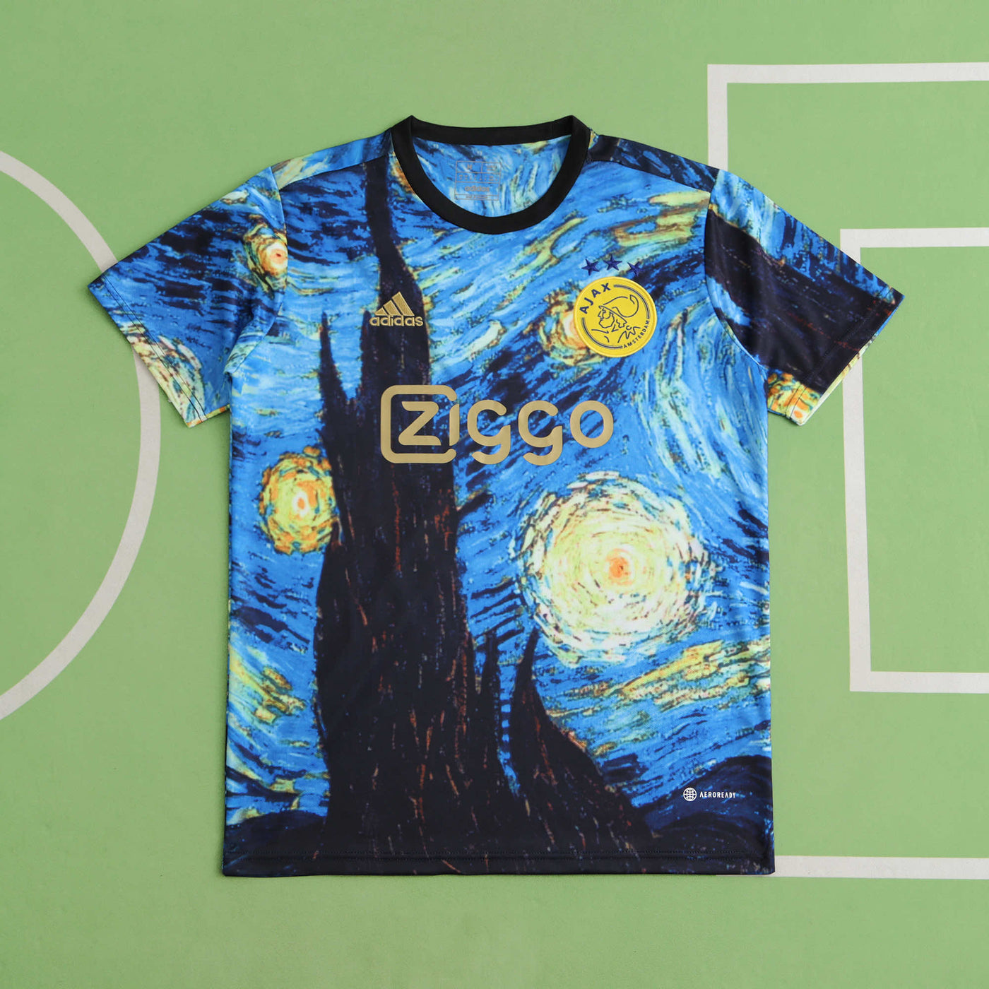 Ajax Football Shirt 2024 Van Gogh Edition T-shirt