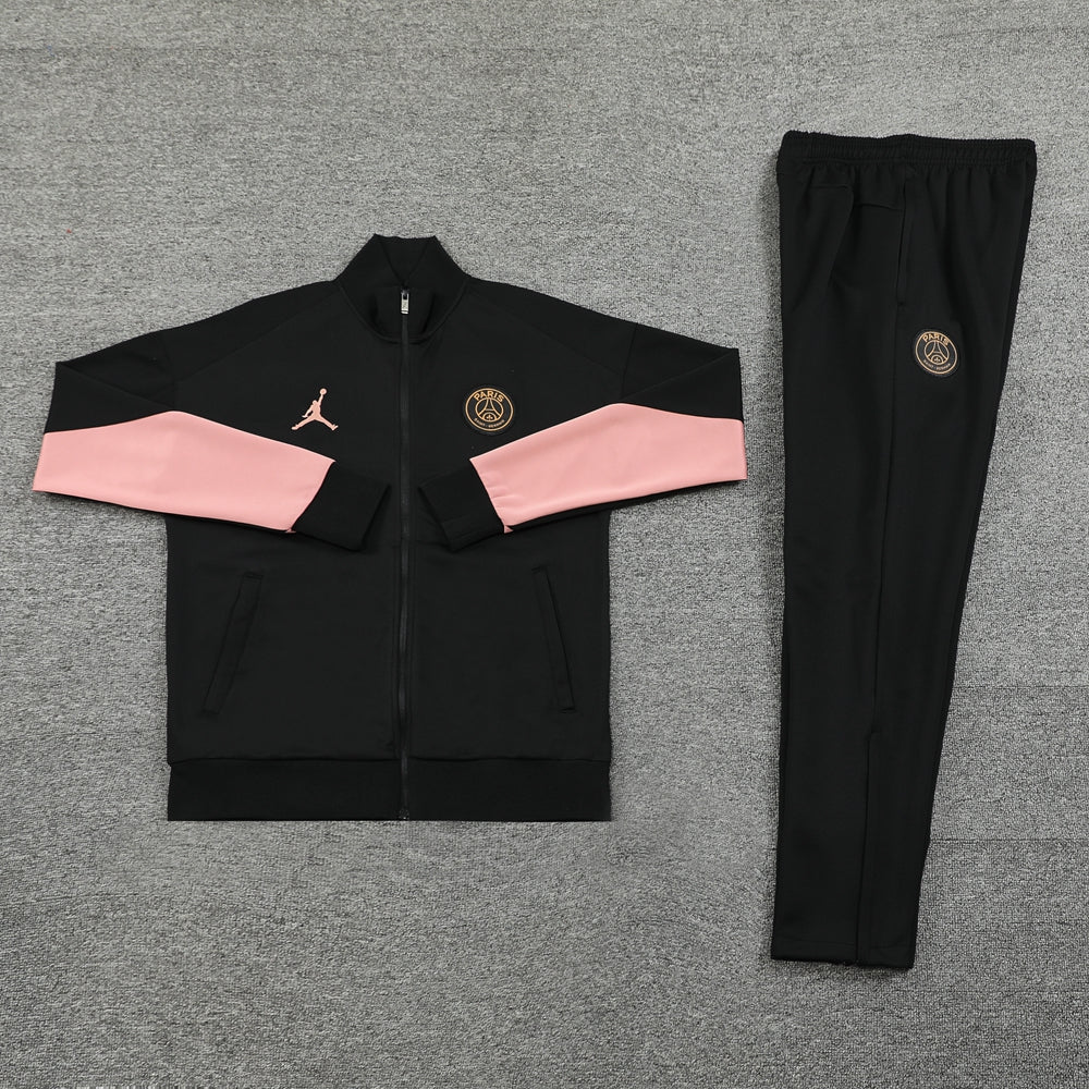 PSG 24-25 Black/Pink Tracksuit