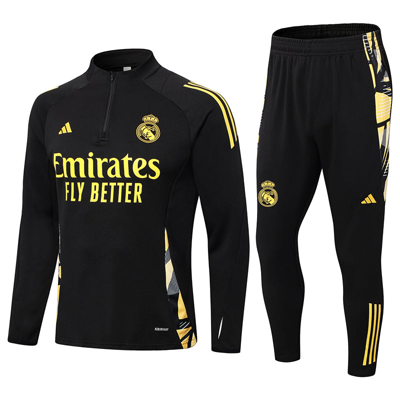 Real Madrid 24-25 Black Tracksuit