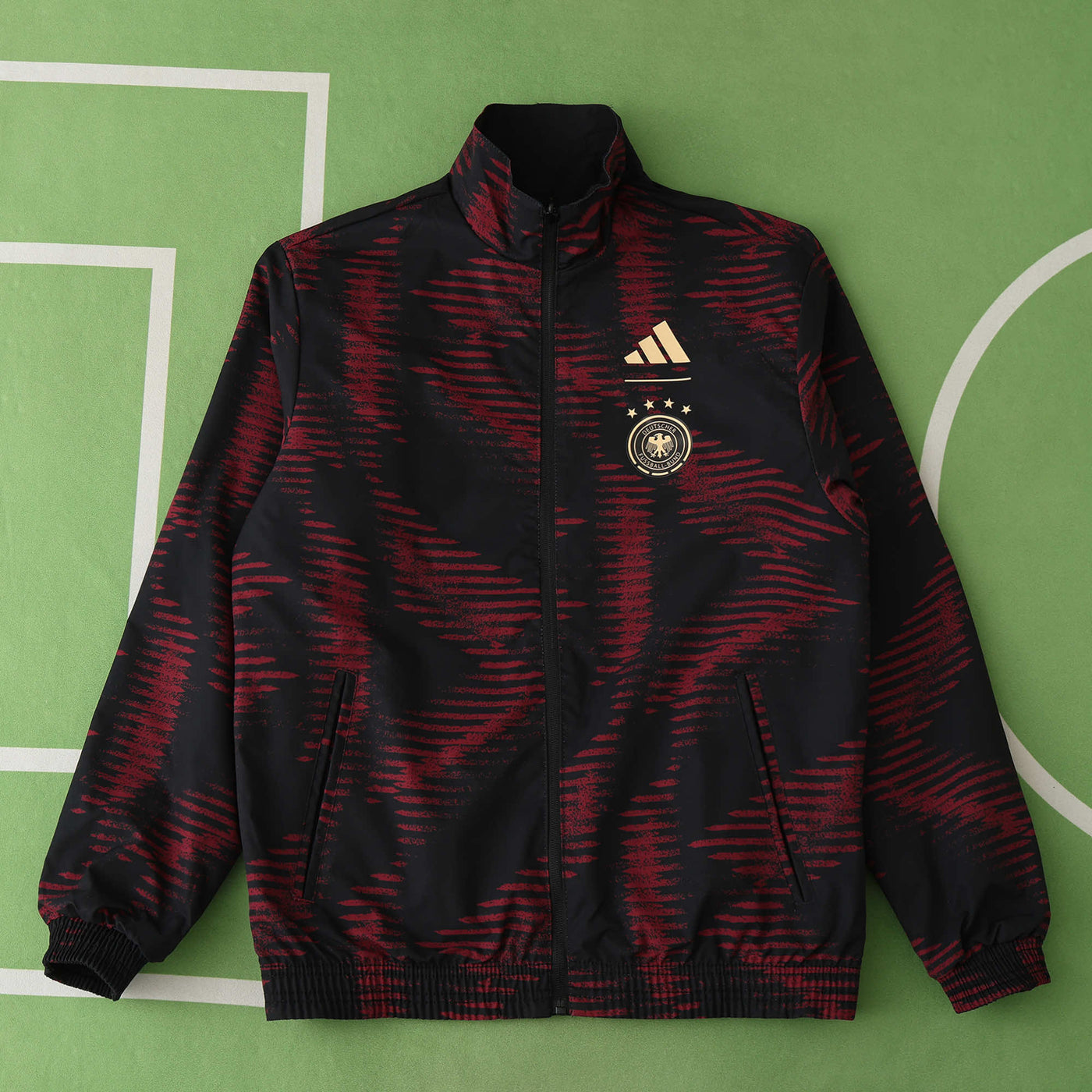 Germany Black Reversable Windbreaker