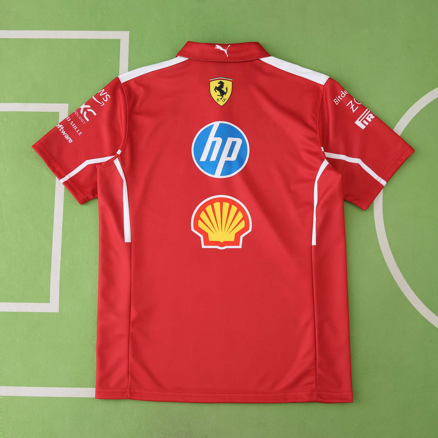 F1 Ferrari Red/White Polo