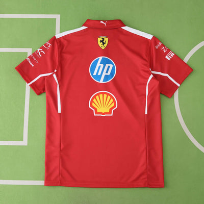 F1 Ferrari Red/White Polo