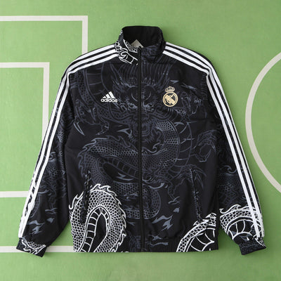 Real Madrid Black Dragon Reversable Windbreaker
