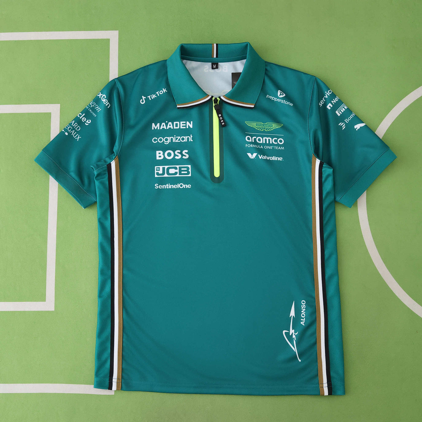 F1 Aston Martin Fernando Alonso Polo