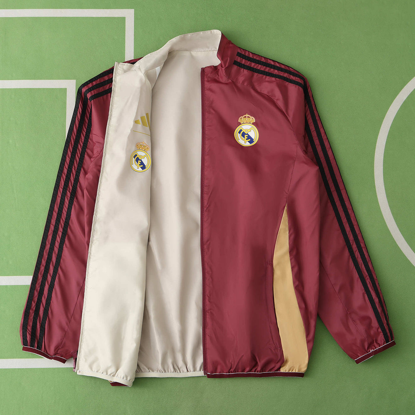 Real Madrid Red/Peach Reversable Windbreaker
