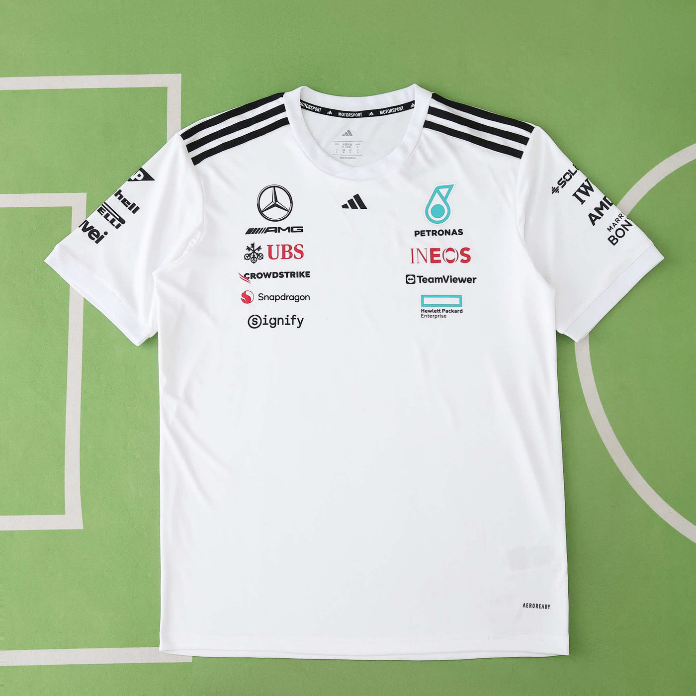 F1 Mercedes White T-shirt