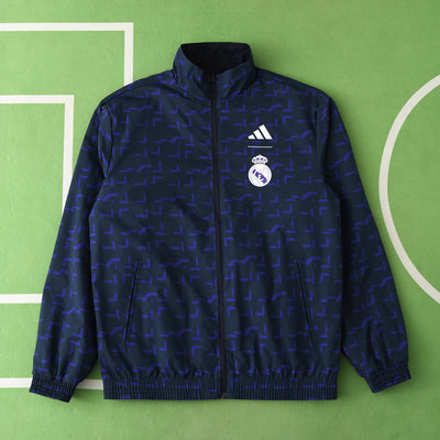 Real Madrid Dark Blue Reversable Windbreaker