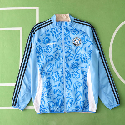 Manchester United Blue/Peach Reversable Windbreaker
