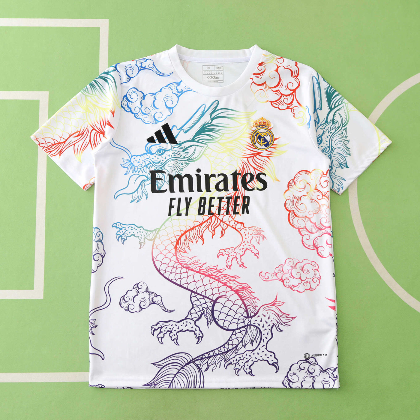 T-shirt Real Madrid 2024 édition Dragon Rose