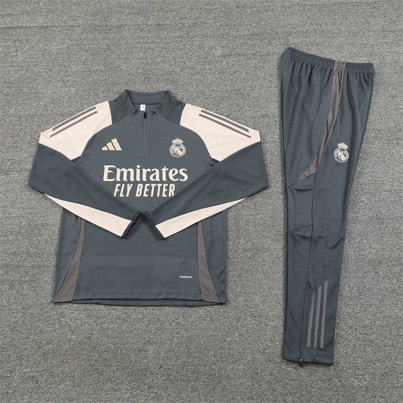 Real Madrid Grey Tracksuit