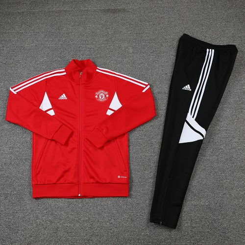 Manchester United Tracksuit 22-23 Red and Black