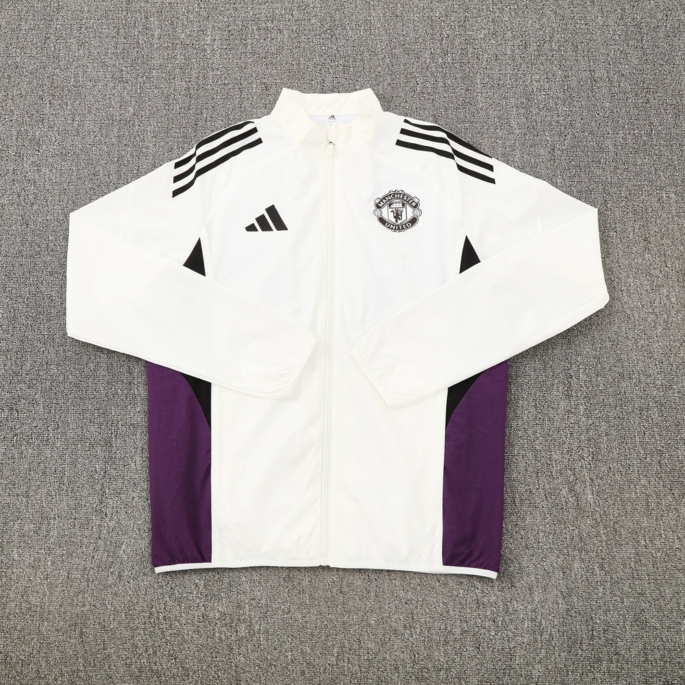 Manchester United 25/26 - White Windbreaker