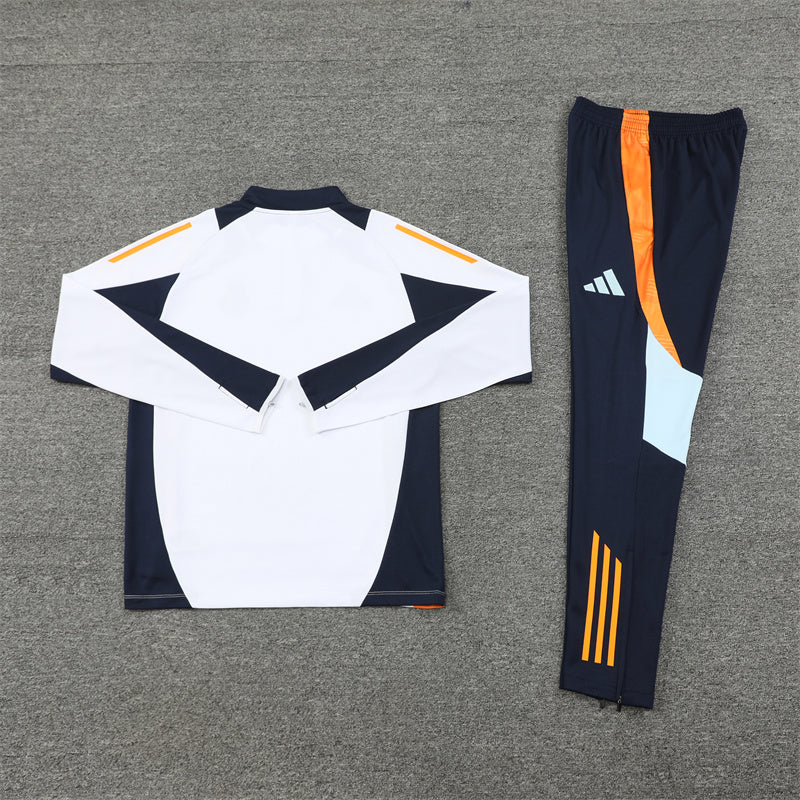 Real Madrid White/Blue Traacksuit