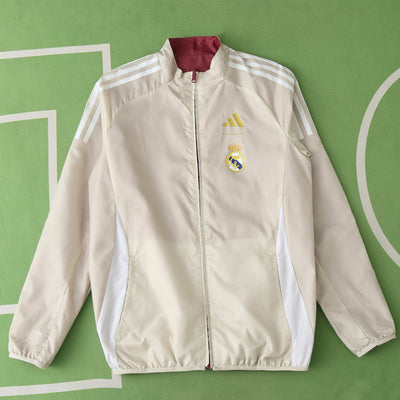 Real Madrid Red/Peach Reversable Windbreaker