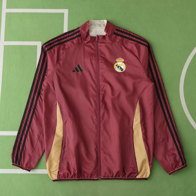 Real Madrid Red/Peach Reversable Windbreaker