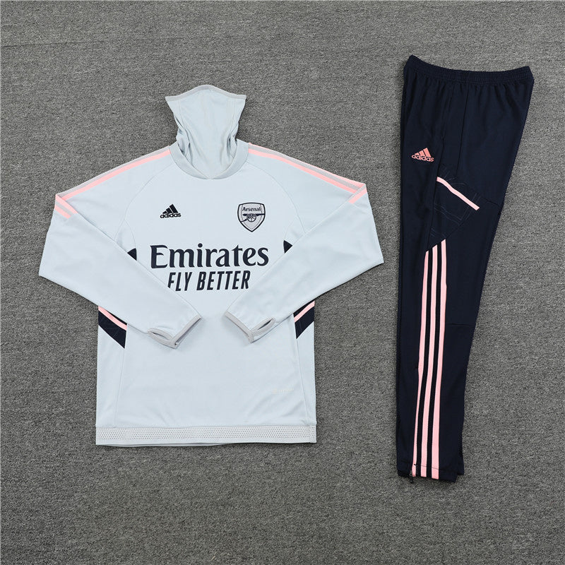 Arsenal Tracksuit 22-23 Gray Pink