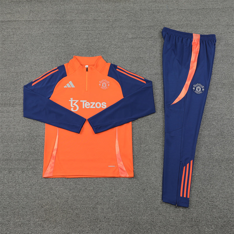 Manchester United Orange Tracksuit