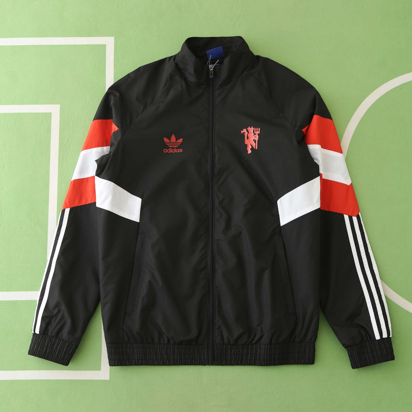 Manchester United Black Windbreaker