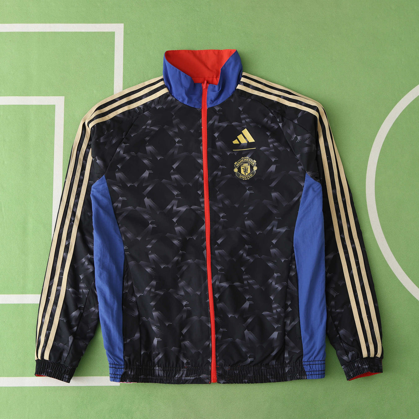 Manchester United Red/Black Reversable Windbreaker