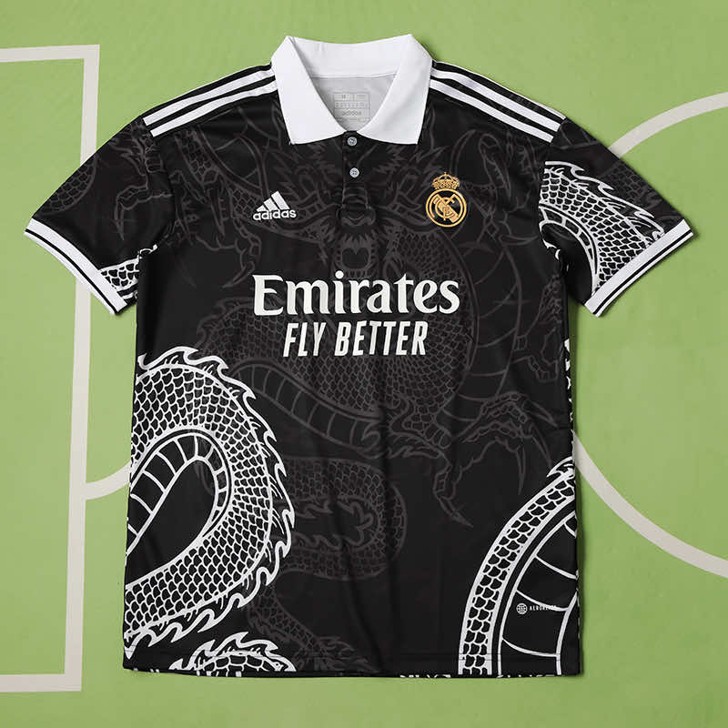 Real Madrid 2024 Black Dragon Edition T-shirt