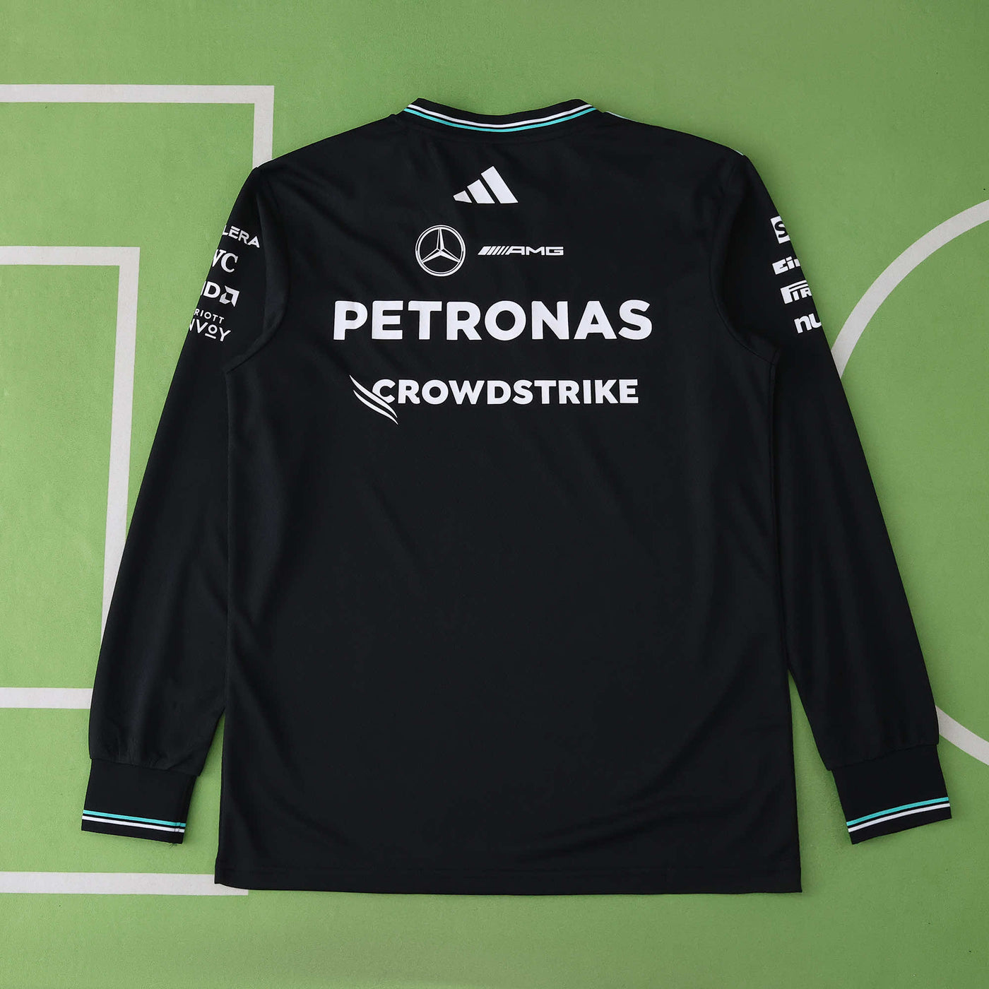 F1 Mercedes Long sleeved Black Shirt