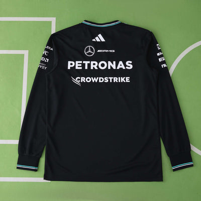 F1 Mercedes Long sleeved Black Shirt
