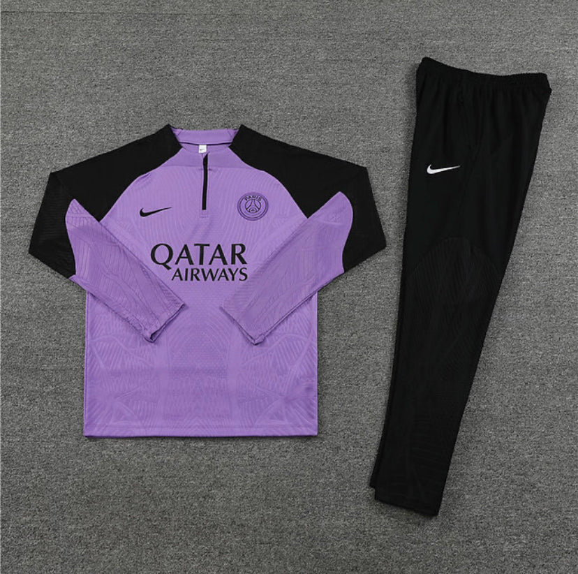 PSG Tracksuit 23-24 Purple and Black