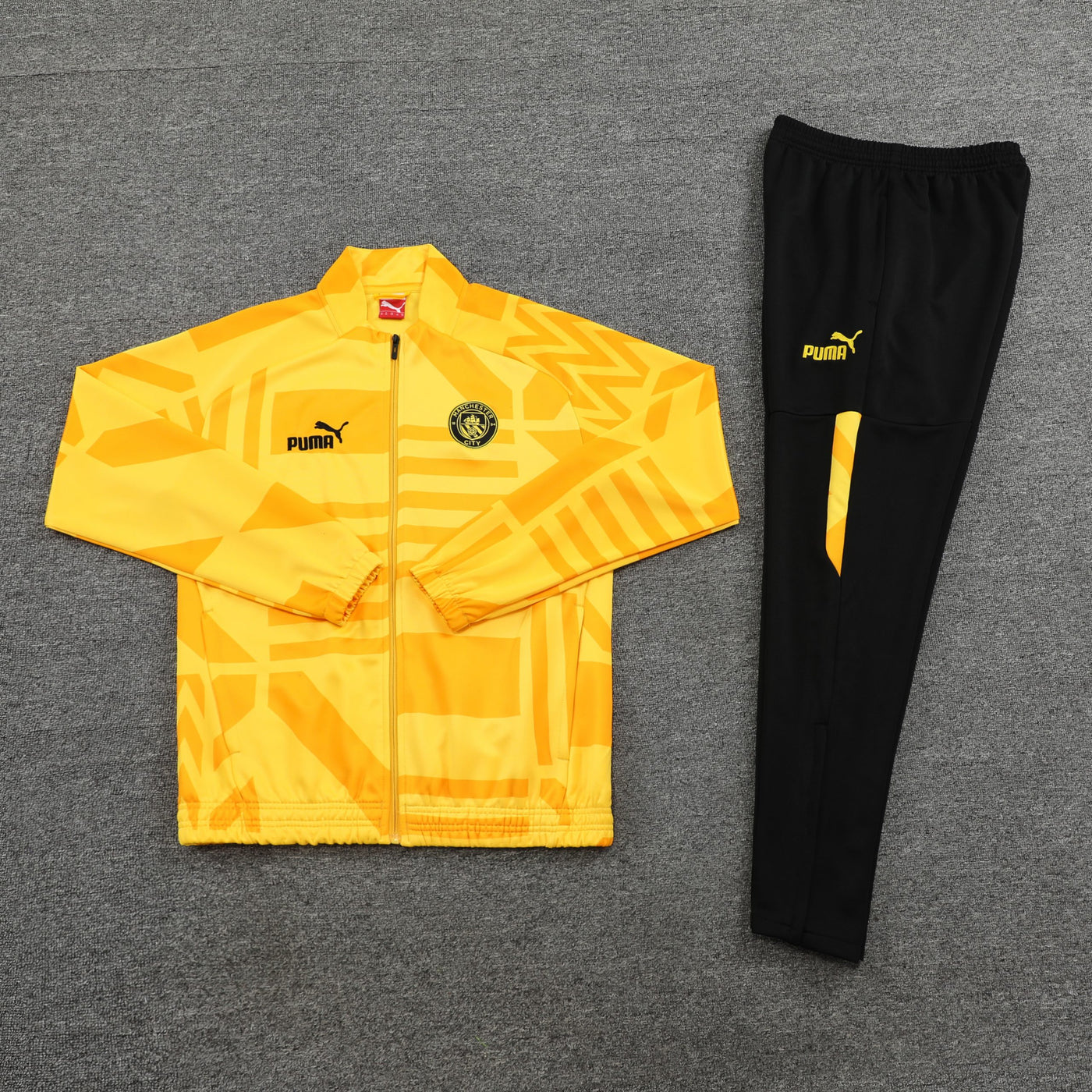 Manchester City Tracksuit 22-23 Yellow