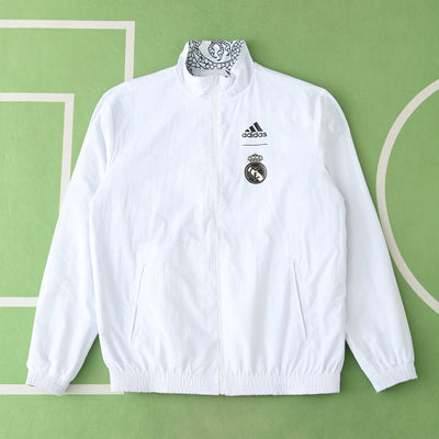 Real Madrid White Dragon Reversable Windbreaker