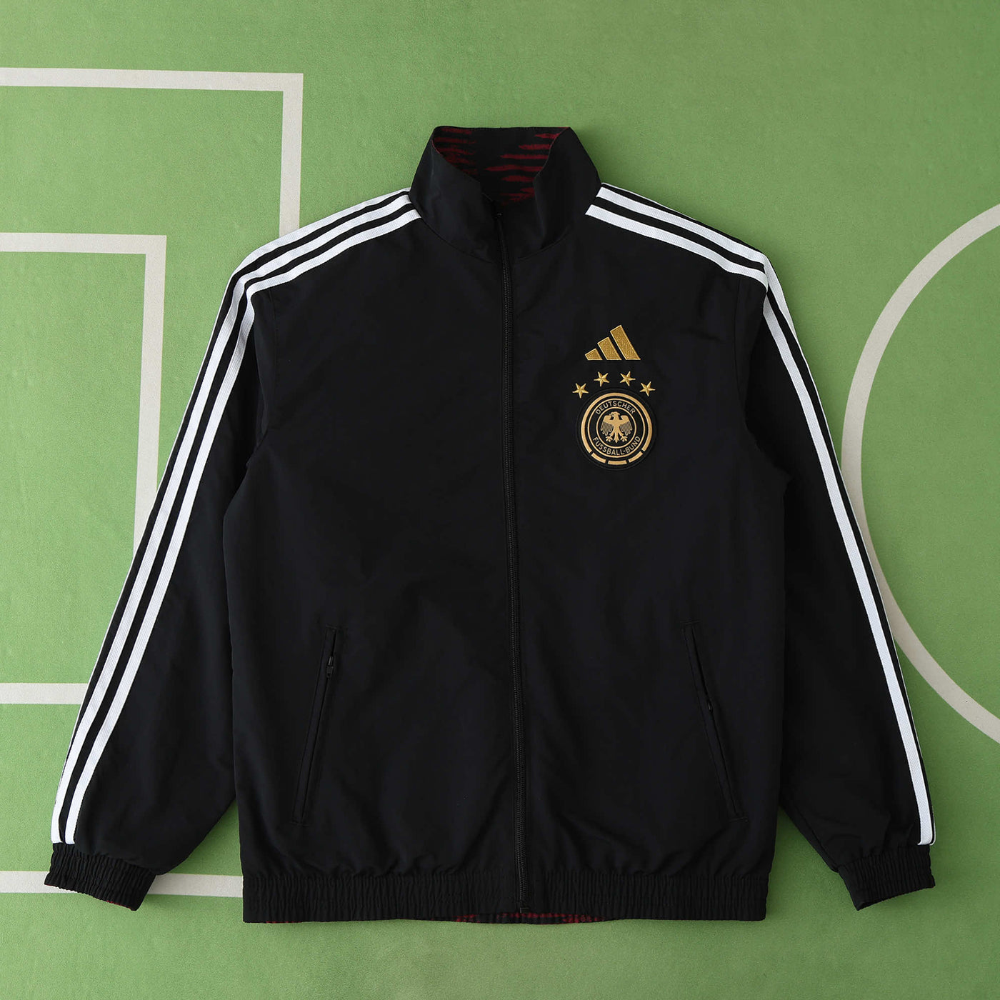 Germany Black Reversable Windbreaker
