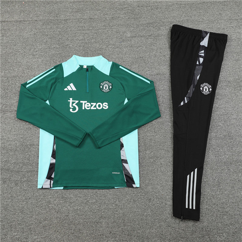 Manchester United Green/Blue Tracksuit