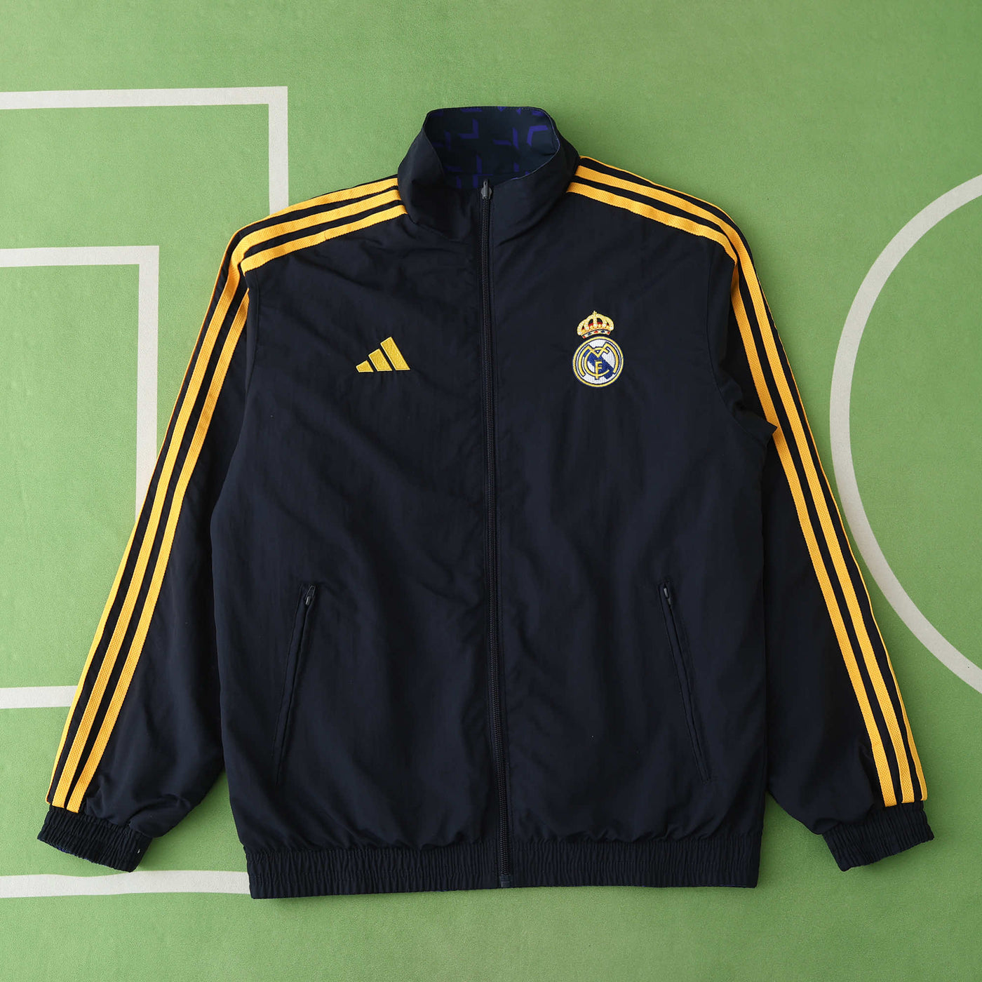 Real Madrid Dark Blue Reversable Windbreaker
