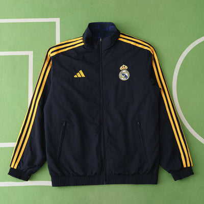 Real Madrid Dark Blue Reversable Windbreaker