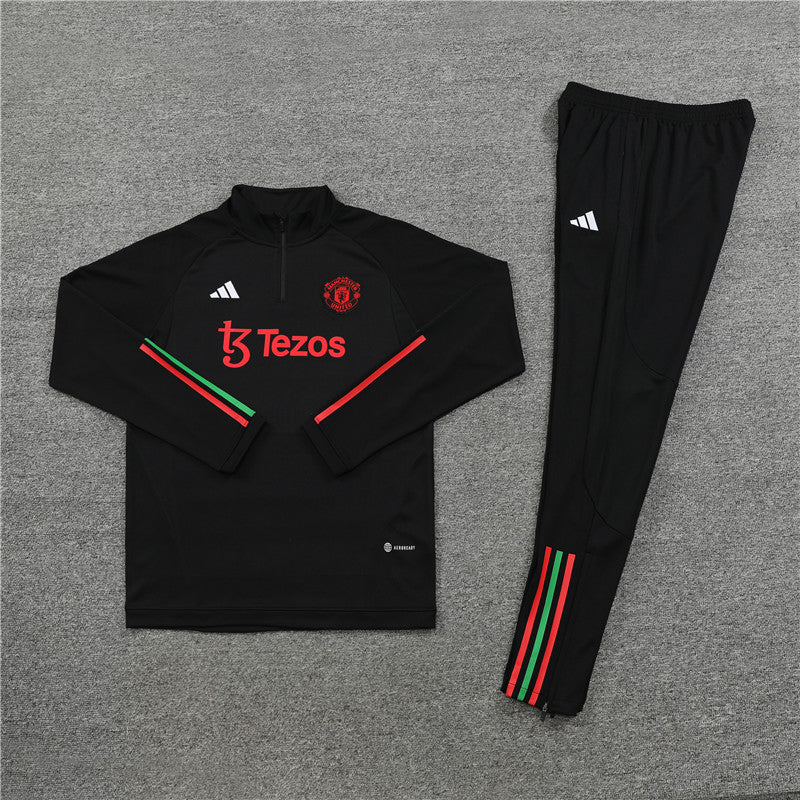 Manchester United Tracksuit 23-24 Black