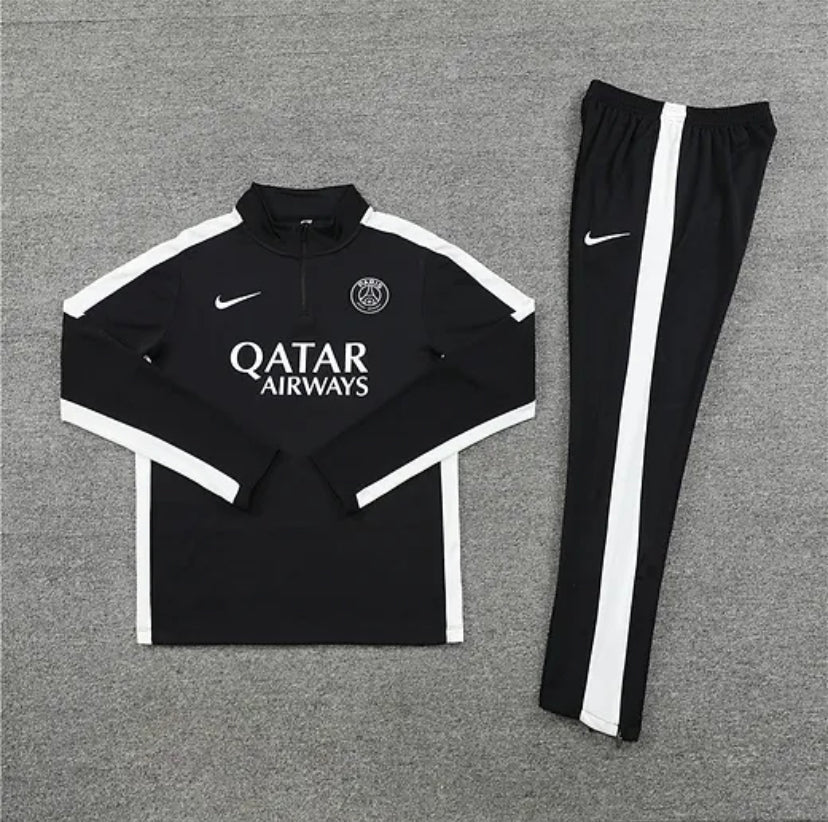 PSG Tracksuit 23-24 Black and White