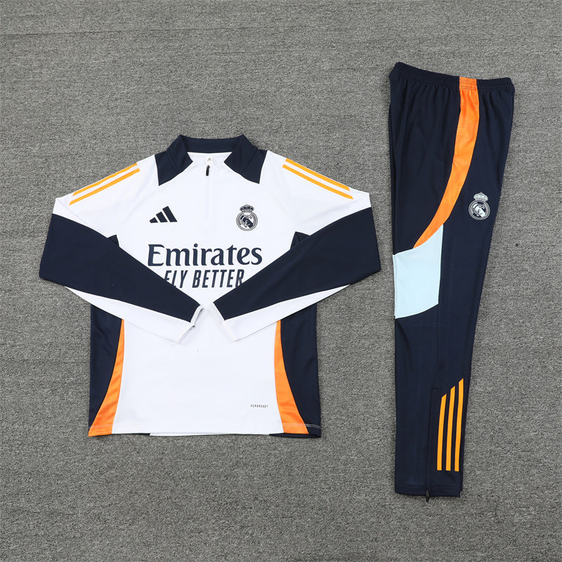 Real Madrid White/Blue Traacksuit