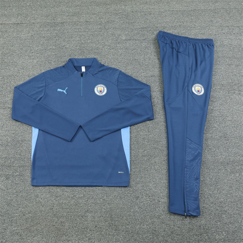 Manchester City Dark Blue Tracksuit