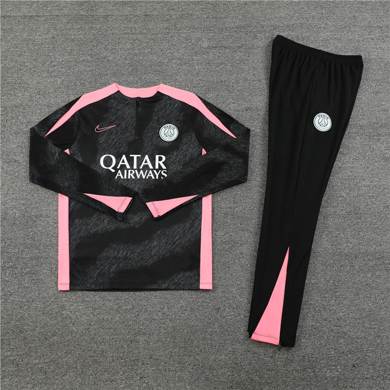 PSG tracksuit - Black and Pink pattern