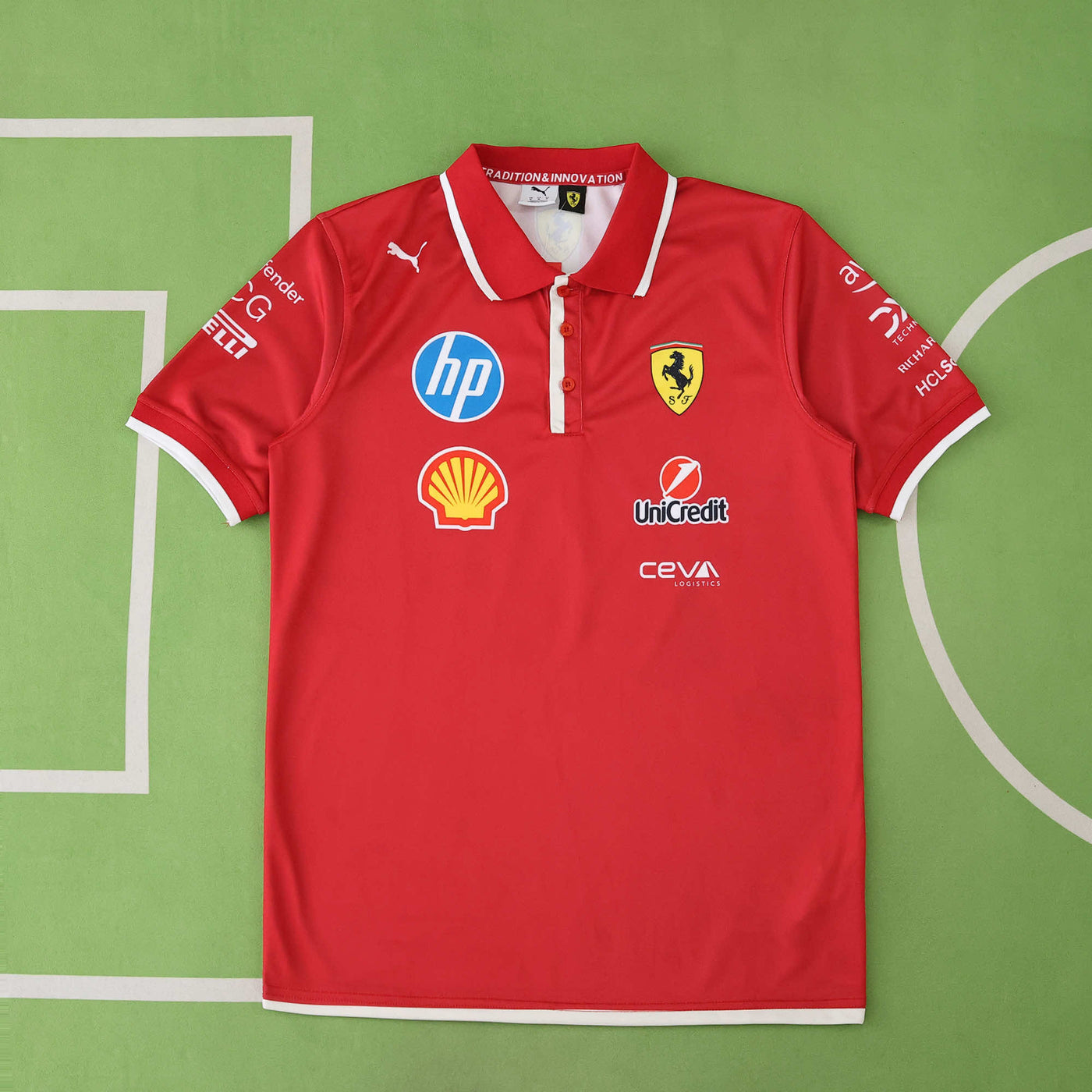 F1 Ferrari Red Polo