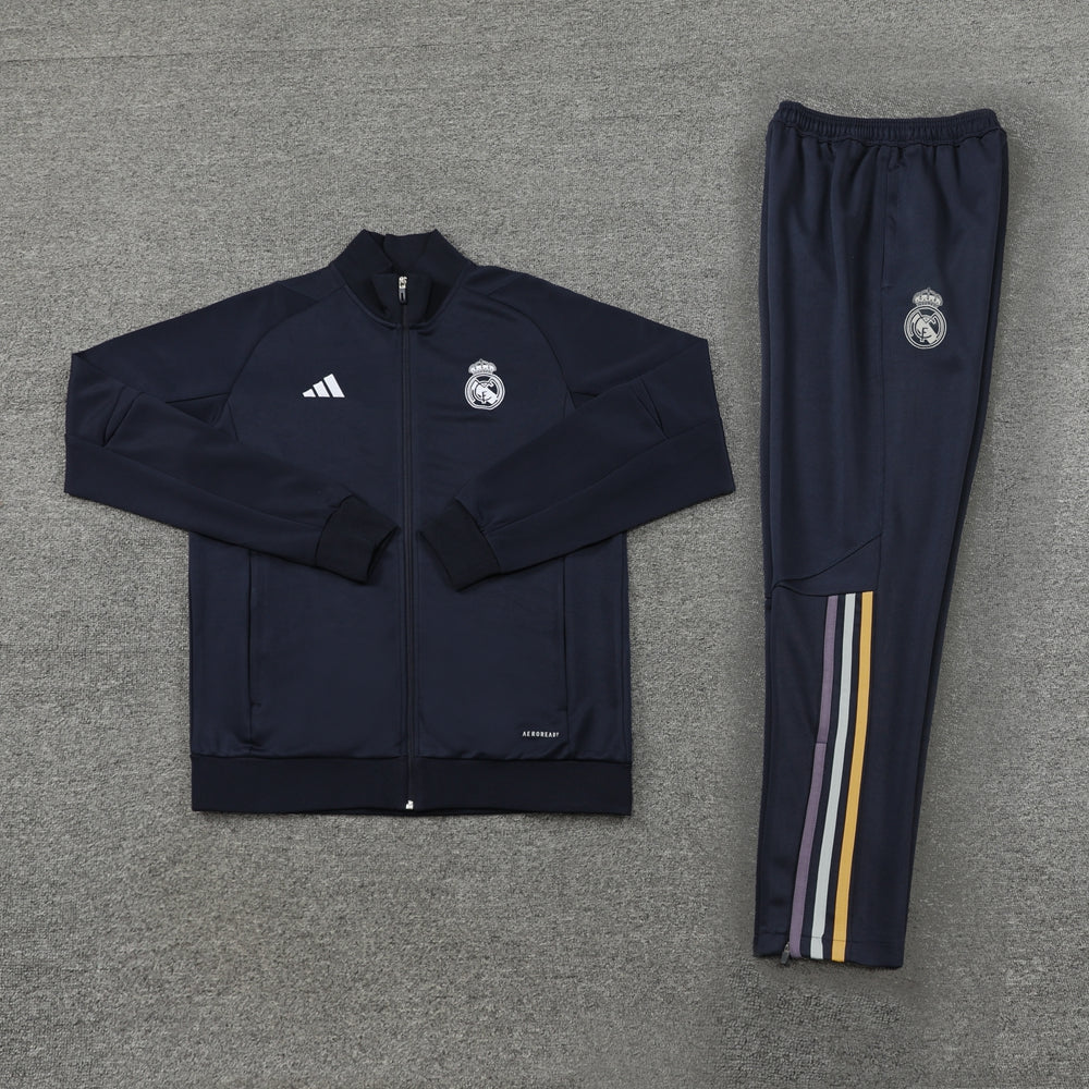 Real Madrid Tracksuit 23-24 Dark Blue