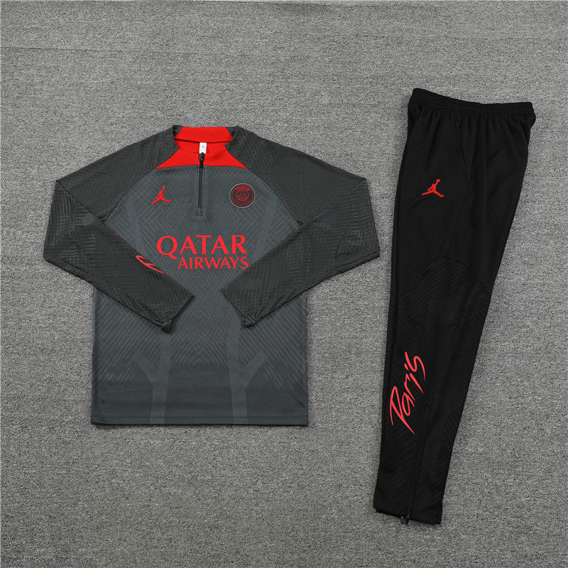 PSG Tracksuit 23-24 Black and Gray